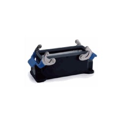 Embase en saillie 24B, alliage aluminium moulé, IP65, Sortie horizontale, PG21
